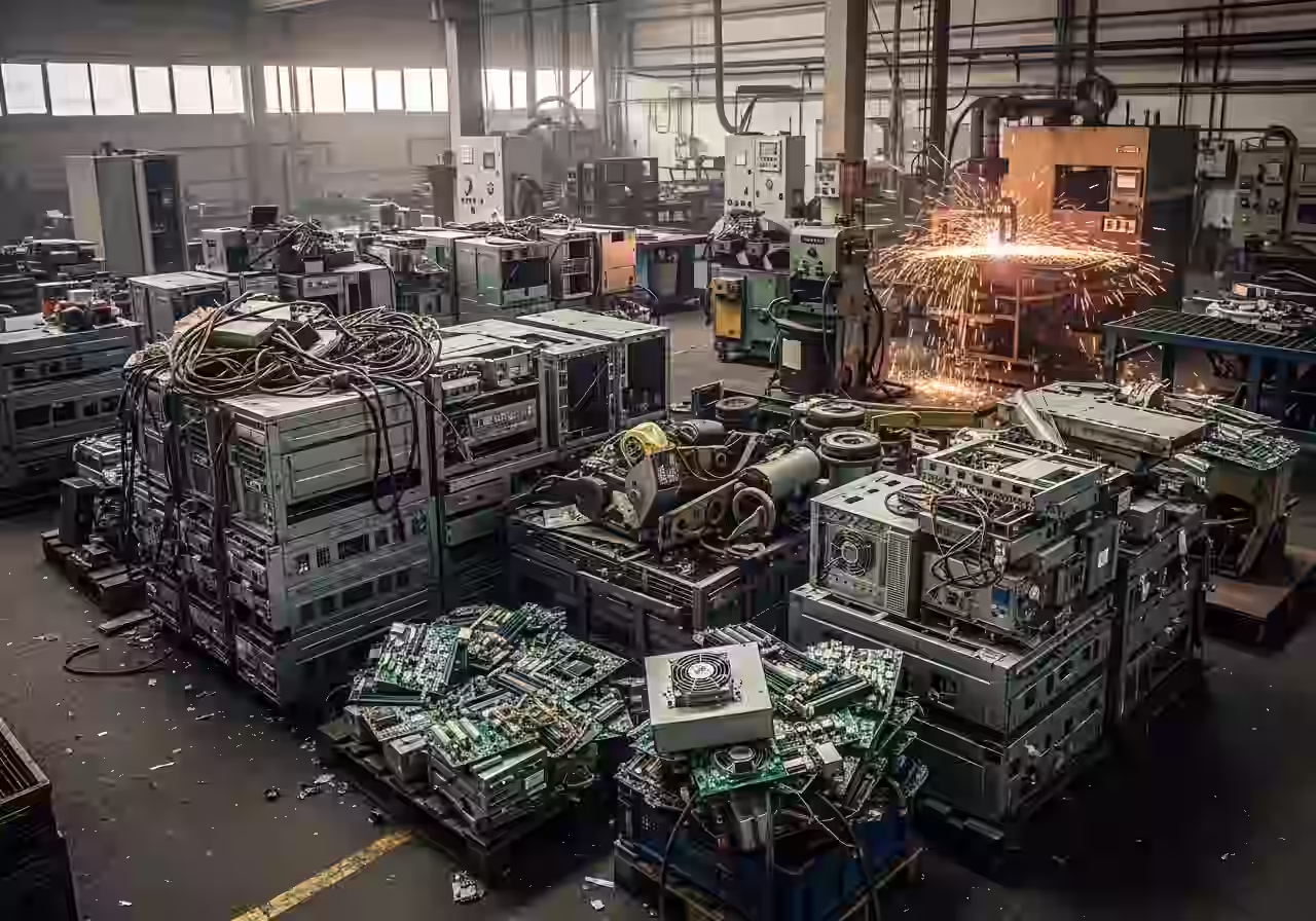 Industrial E-Waste Scrap