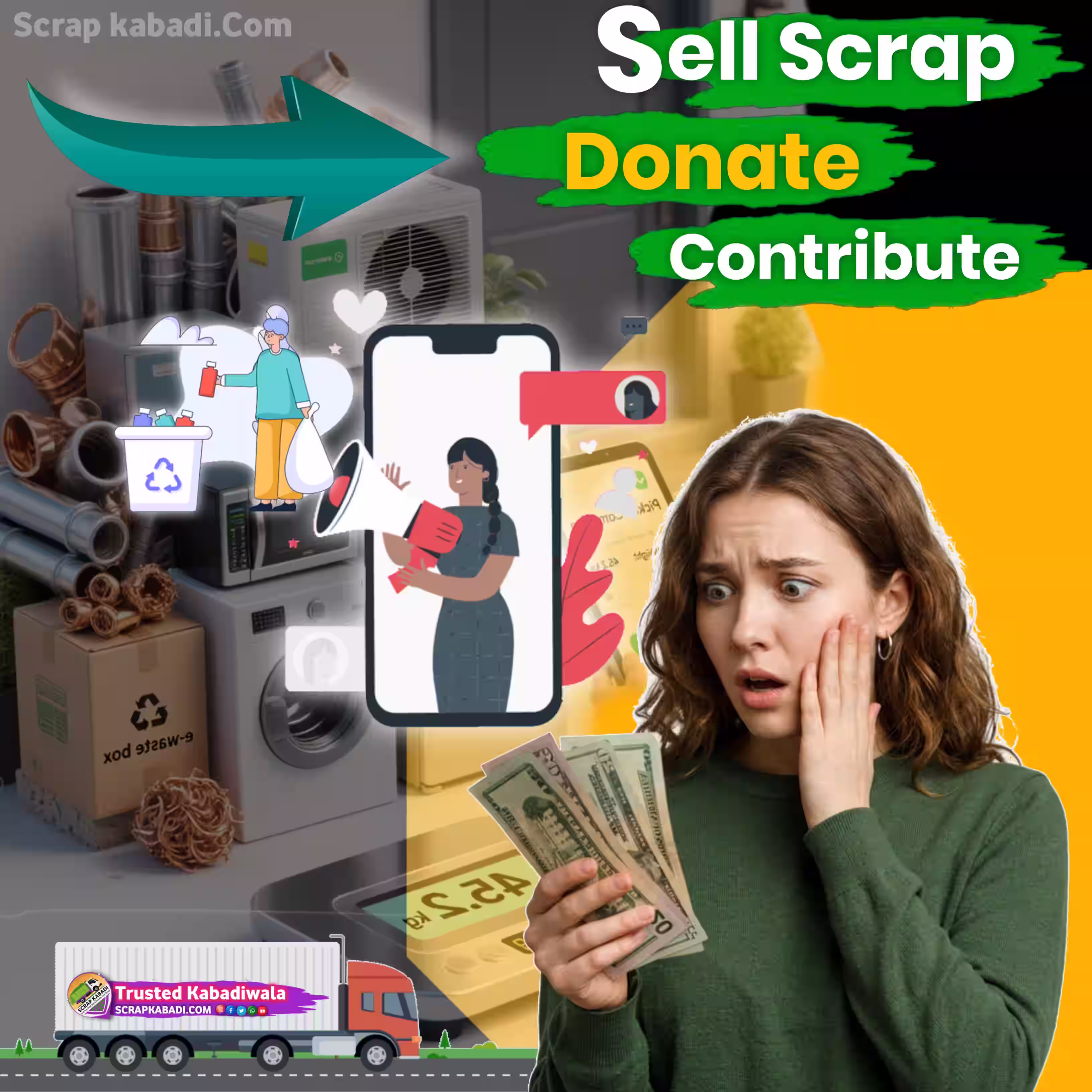 Online Kabadiwala | Sell Scrap Online In Delhi NCR